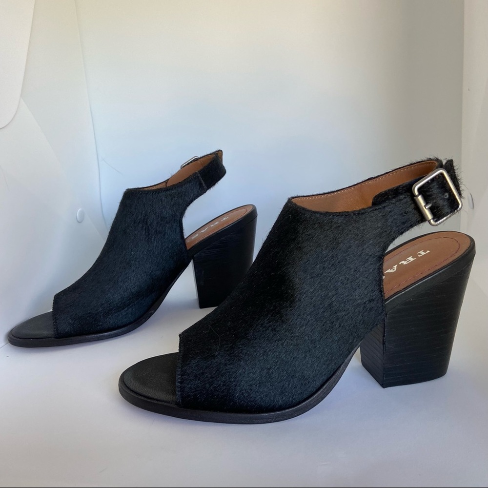 NWOT Trask open-toe 3” heels